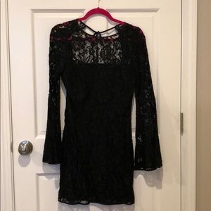 Express Black Lace Dress